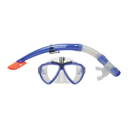 Mirage Set21 Cbl Camera Pro Mask & Snorkel Set - Blue