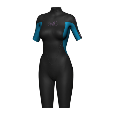 Crystal WS8 Ladies Superstretch Springsuit 2mm - Blue/Black