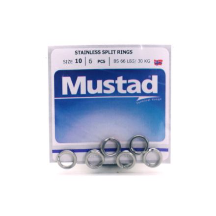 Mustad Forged Stainless Steel Split Rings